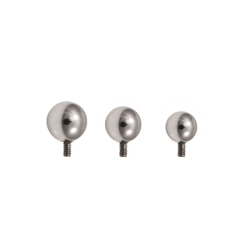 Vis En Acier Chirurgical Pour Piercing - Tige 1.6mm, Diamètre 5mm - Pour Labret, Barbell, Micro-dermal - Inoki