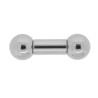 Piercing Barbell Acier interne - 6x12x10mm
