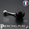 Piercing Titane interne Onyx