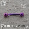 Micro banane Titane Fushia billes 3mm