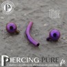 Micro banane Titane Fushia billes 3mm
