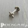 Piercing titane croix