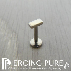 Piercing titane rectangle